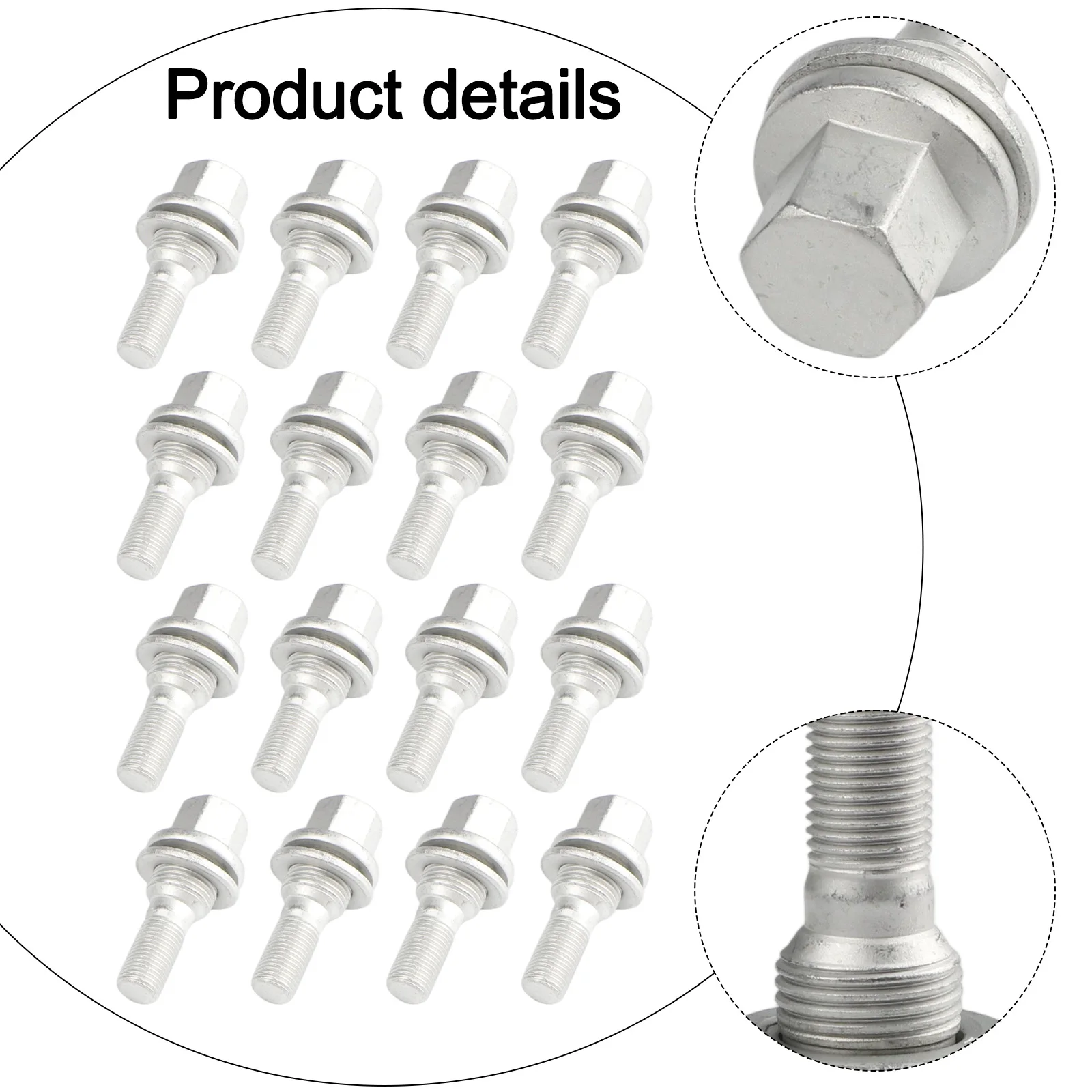 

Высокопрочные стальные болты ступицы колес. Функция распределения нагрузки. Надежная работа автомобиля. Длина 58 мм. Обновление автомобильных колес.
