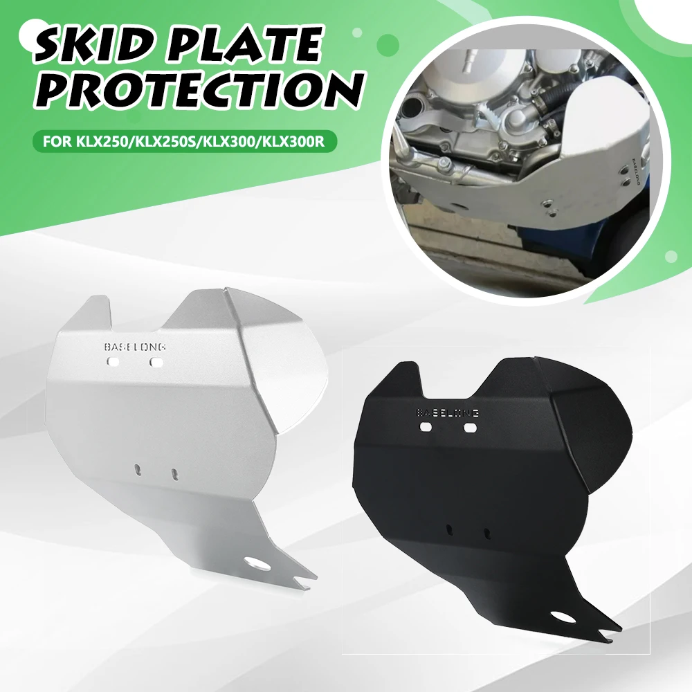 

For Kawasaki KLX250 KLX250S KLX300 KLX300R Motorcycle Lower Engine Protection Base Chassis Cover Skid Plate Belly Pan Protector