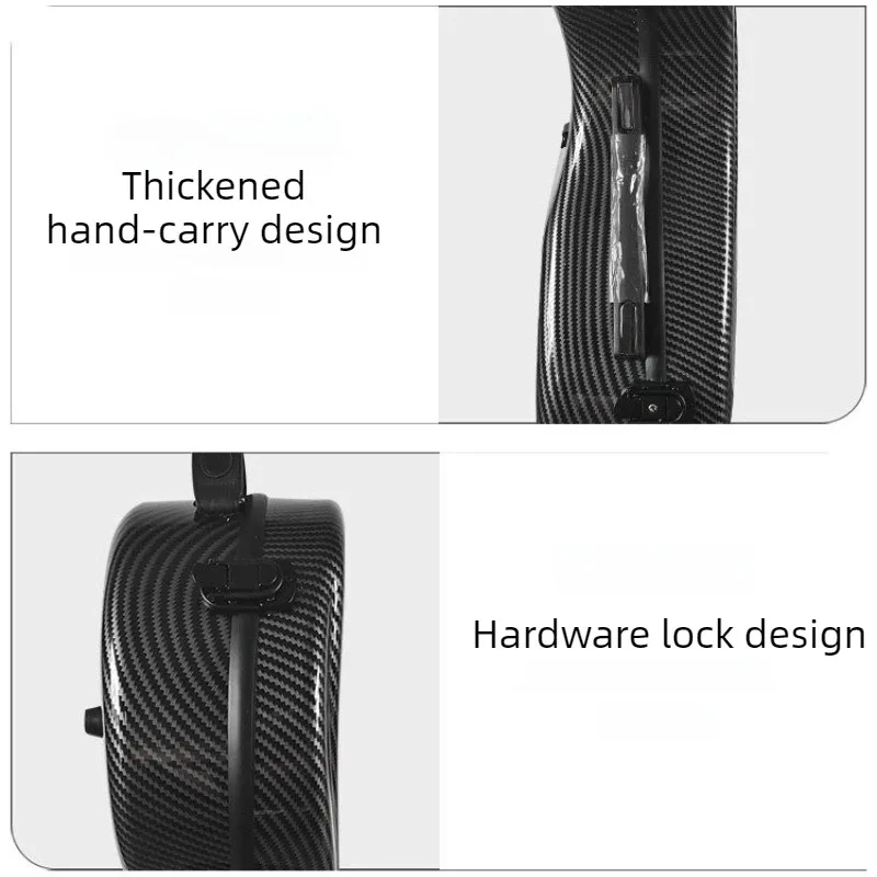 Carbon Fiber Zhongruan Case Silent Wheel Zhongruan Storage Case Portable Zhongruans Protection Box String Instrument Accessories