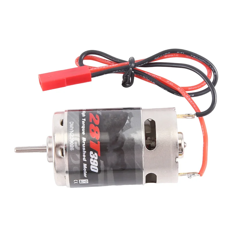 

【Домашние инструменты!】2X 28T 390 Матовый двигатель постоянного тока для 1:10 1:12 1:14 1:16 1:24 RC Crawler AXIAL SCX24 B17 TAM54393 TRX 7075 Titian