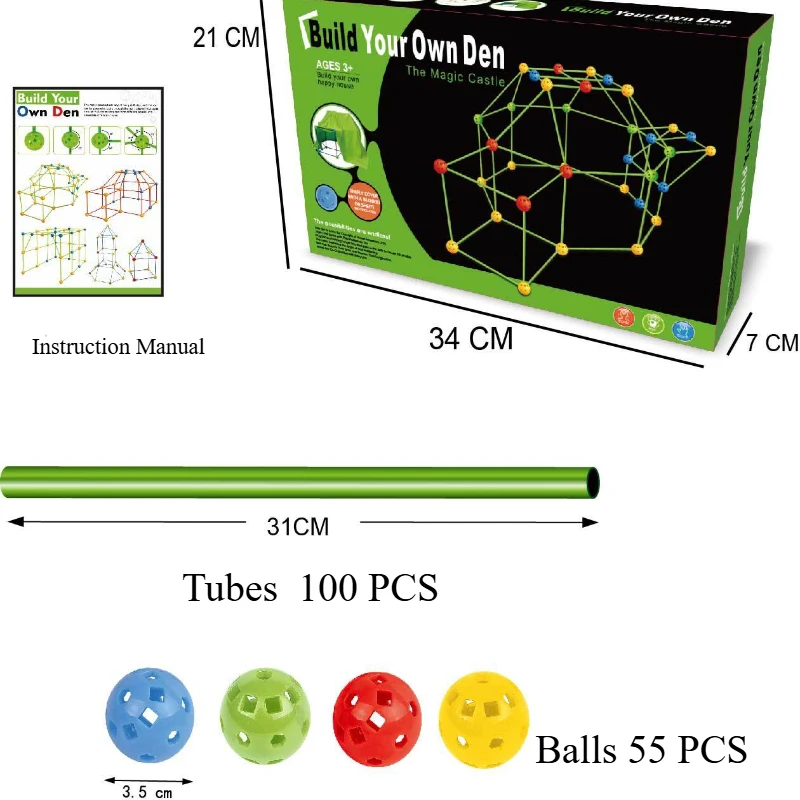 ألعاب البناء ثلاثية الأبعاد DIY مجموعة مكعبات بناء القلعة للأطفال لعبة تجميع بناء المنزل التظاهري هدايا عيد الميلاد للأطفال #4