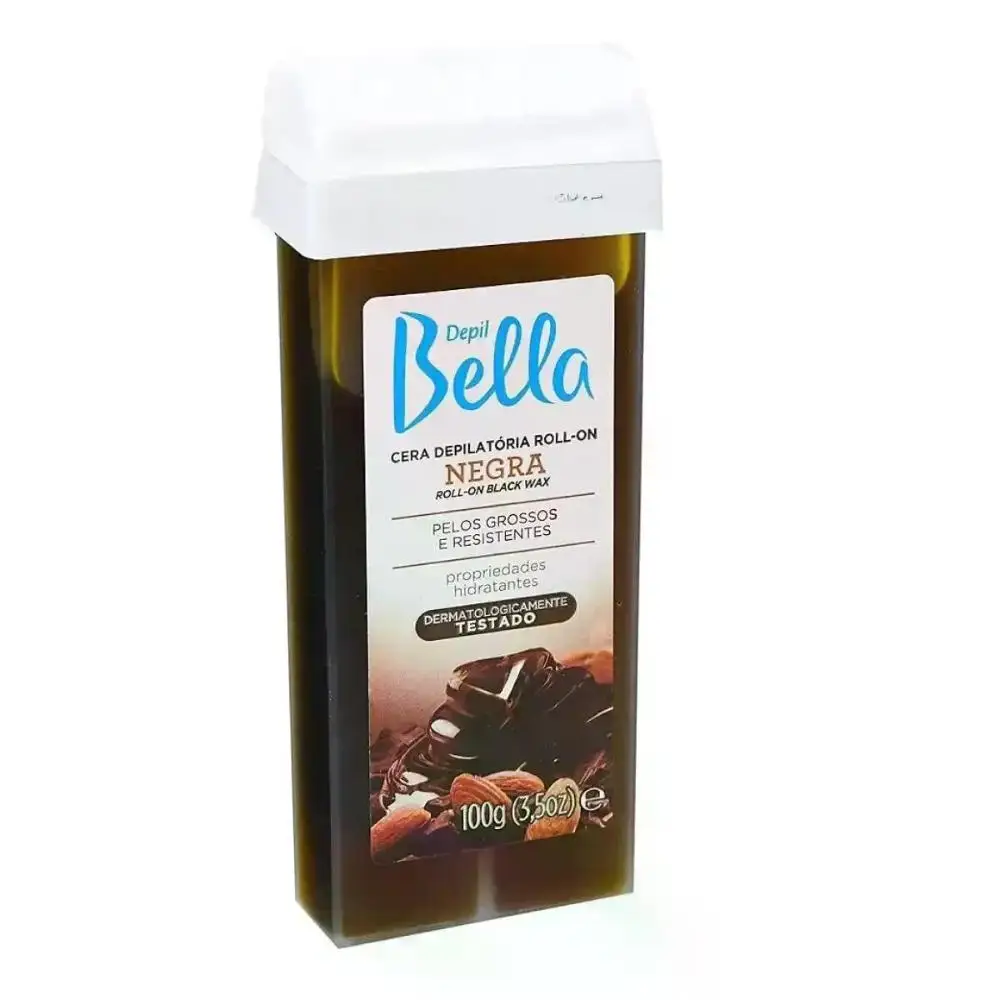 Black Roll-On Wax Depil Bella 100G