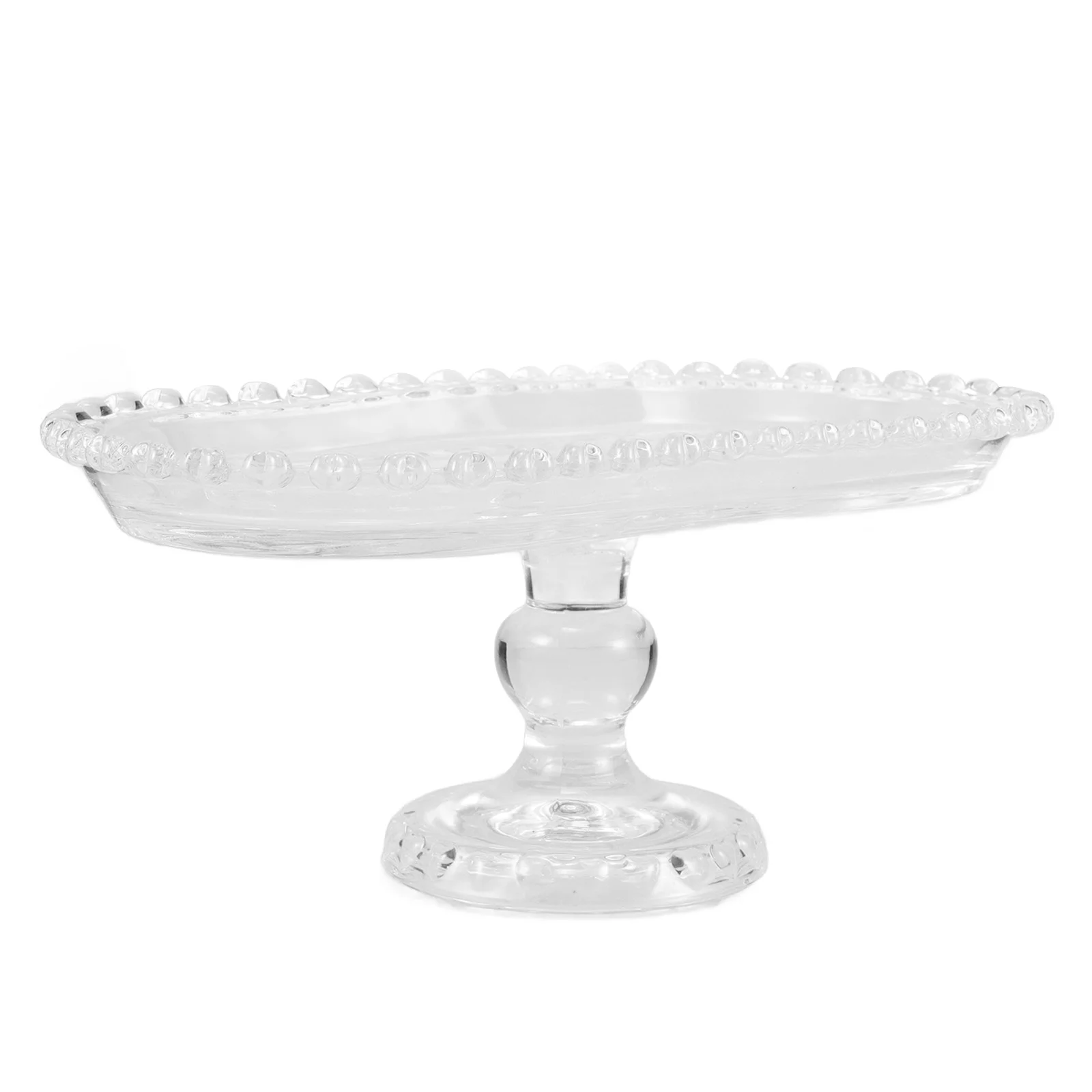 

Household Fruit Tray Dessert Berries Decorative Plate Crystal Glass Transparent Food