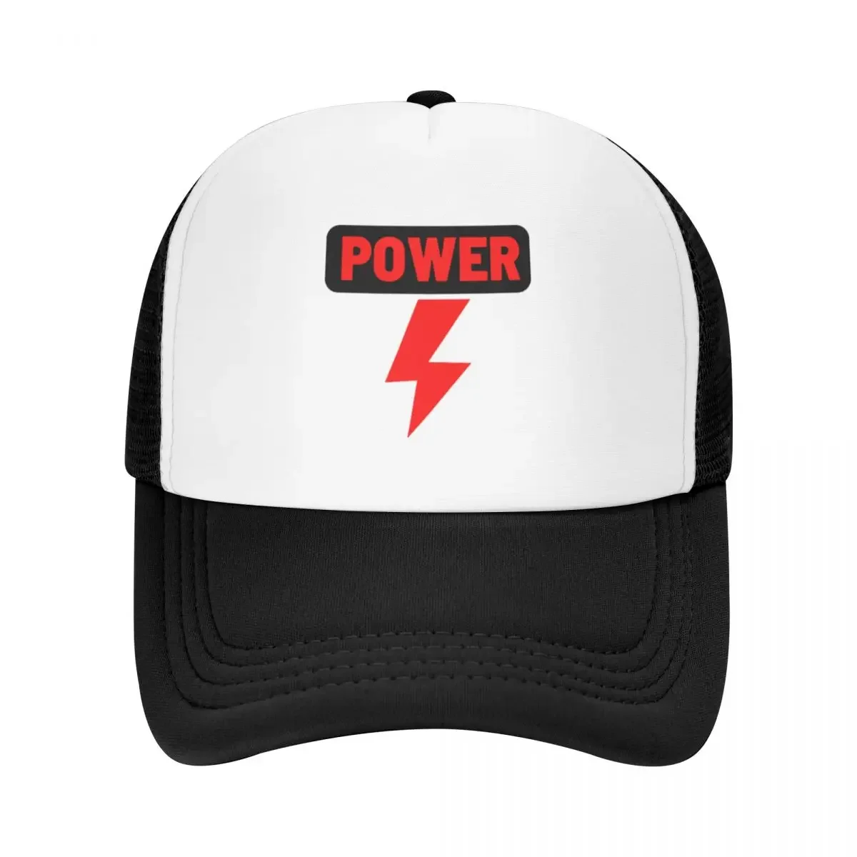 New Red Color Power Lightning Text Design Baseball Cap birthday luxury caps New In Hat For Men Women's