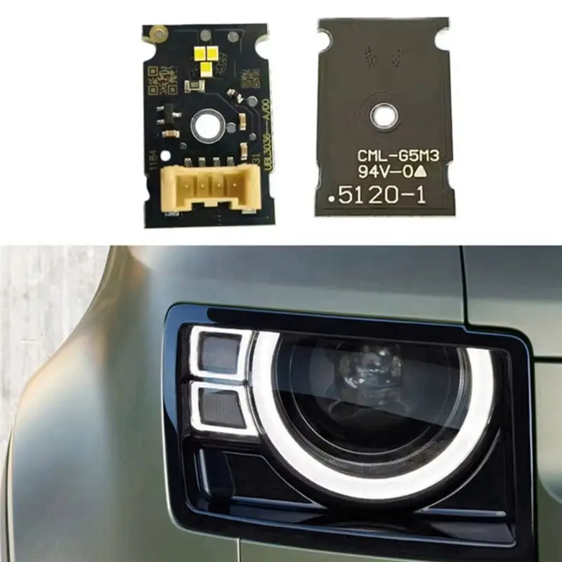 Steady For Land Rover Defender 2020-2023 Car DRL White LED Daytime Running Lights LED Board Light Turning DRL Module 2PCS