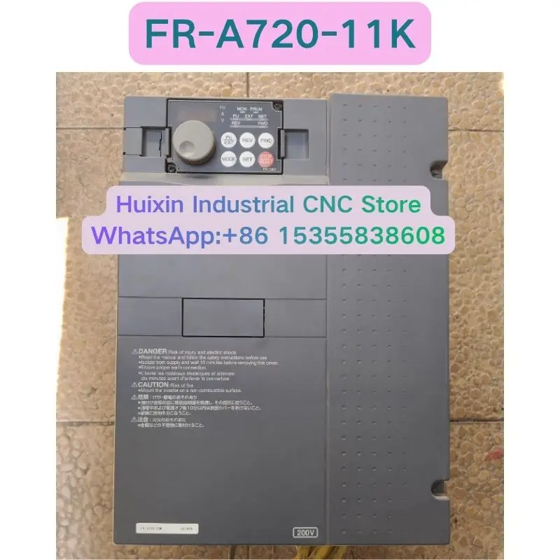 Second-hand Frequency Converter FR-A720-11K FR A720 11K Normal Function Tested OK Fast delivery