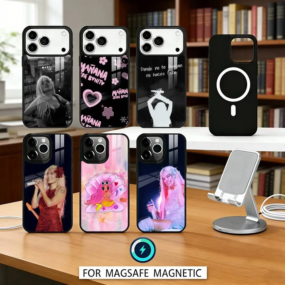 

Singer K-Karol G Amargura Phone Case For iPhone 17,16,15,14,13,12,Pro,Max For Magsafe Magnetic Wireless Charging