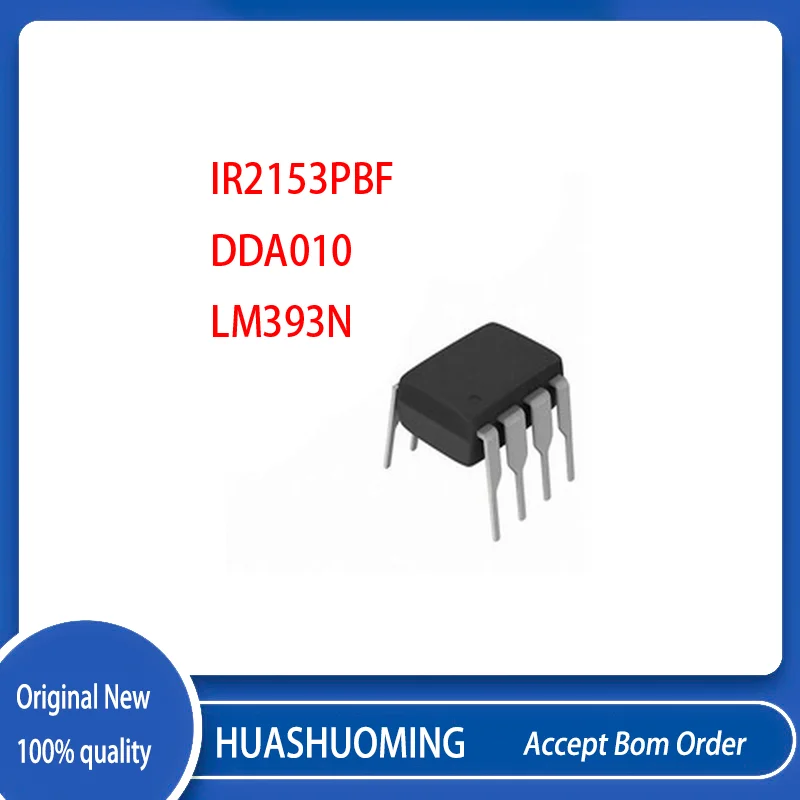 10Pcs/Lot   DDA010  DDA 010  DIP8   IR2153  IR2153PBF    LM393P   LM393 LM393N  DIP-8