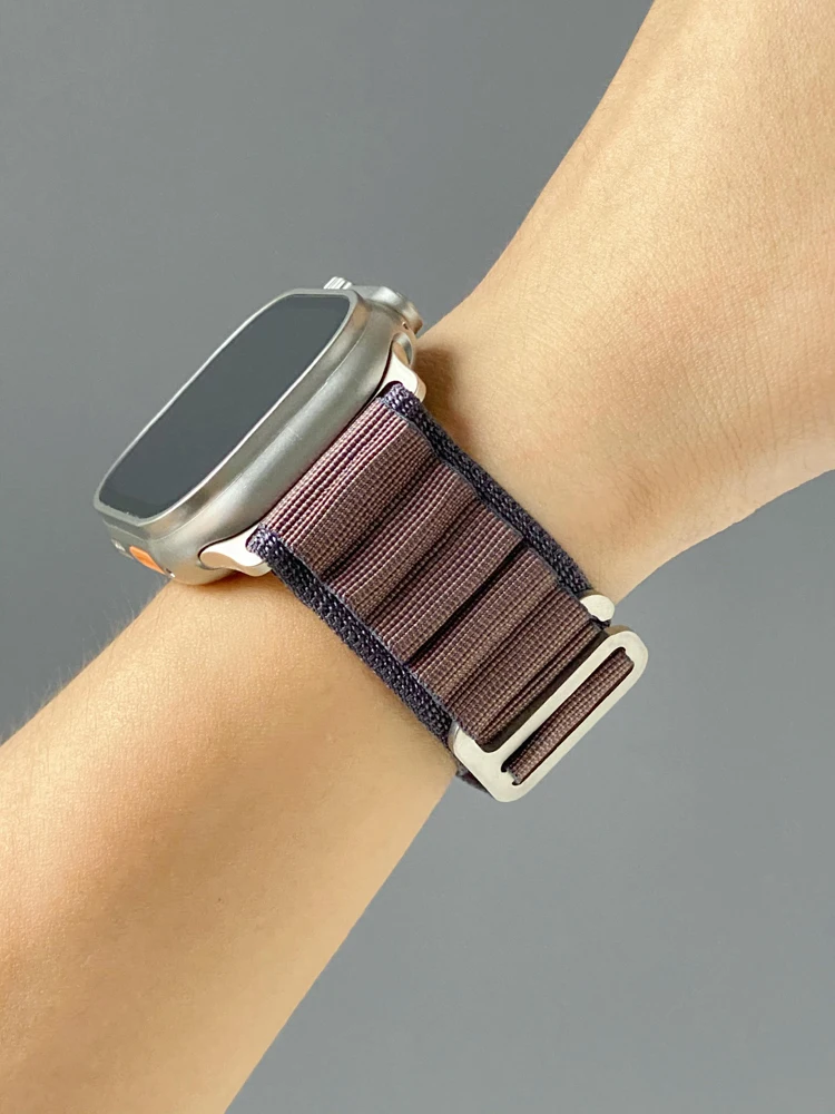 Alpine Loop Strap für Apple Watch Ultra 2 Band 49 mm 45 mm 44 mm 40 mm 41 mm 46 mm 42 mm 38 mm Armband iWatch Serie 10 SE 9 8 7 6 5 4