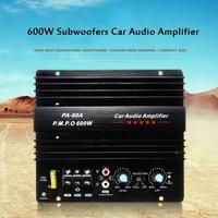 Hot PA-60A Speaker Amplifier Board Lossless Subwoofer Bass Module Durable Mono Channel 12V 600W High Power Car Audio Accessories