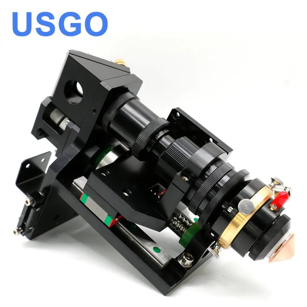 USGO 150-500W CO2 Laser Cutting Head Metal Non-Metal Hybrid Auto Focus For Laser Machine