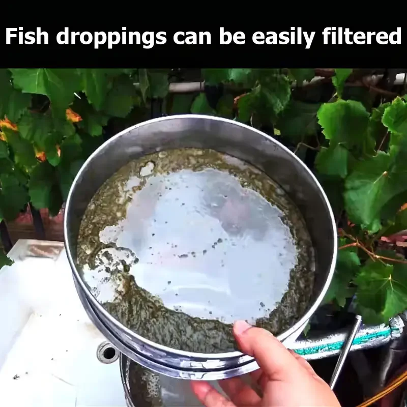 Edelstahl Mehrschichtiger Aquariumfilter-Sieb Wasserunreinheiten- und Fischkot-Entferner für Verschiedene Fischfilter-Zubehörteile