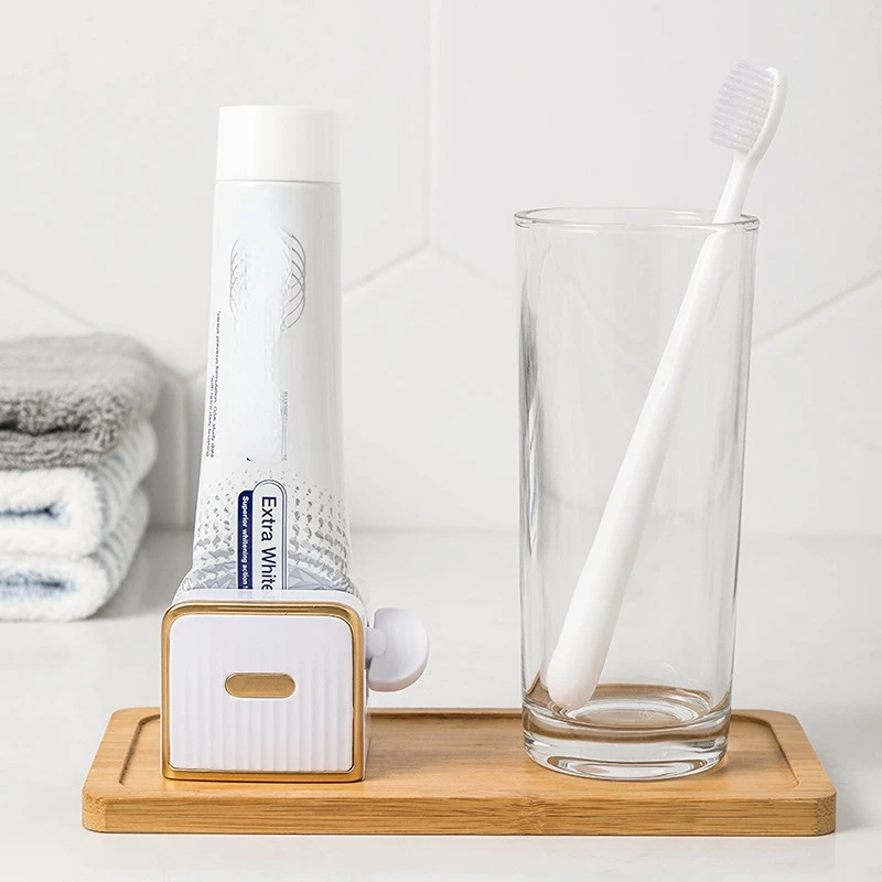 Wall-mounted Shelves Large Toothpaste Squeezer Hand Cream Cleanser Tube Squeezer Squeeze Toothpaste Holder Bathroom Accessories