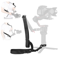 Minifocus Shoulder Strap for DJI RS 4/RS 3/RS 3 Pro/RS 2 Gimbal Weight Reducing Adjustable Strap with QD Sling Swivel Baseplate