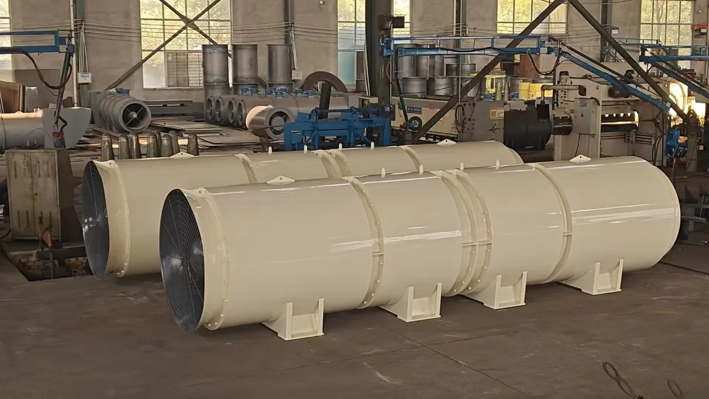 explosion-proof reverse rotating axial flow tunnel fan   large air volume high pressure industrial tunnel fan