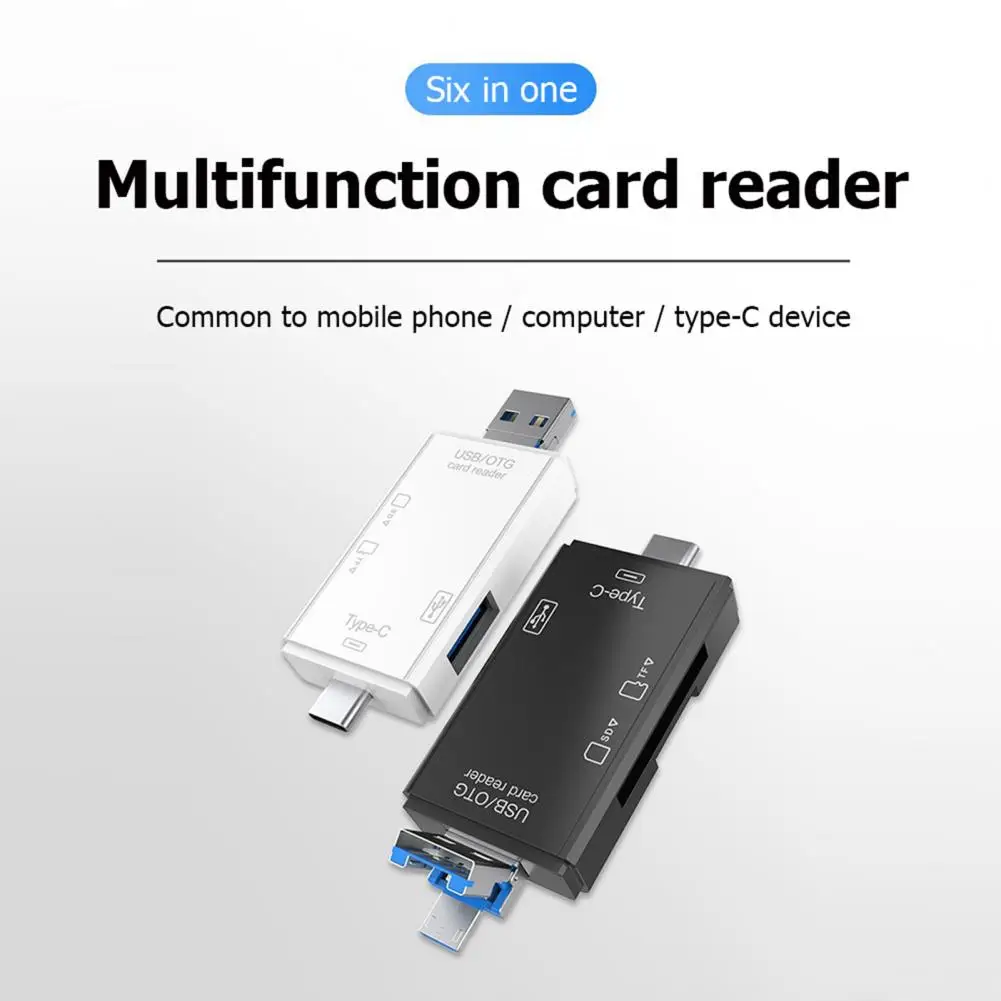 Convenient Type-C Card Reader Impact-resistant Card Reader High Speed Transfer Micro USB 2.0 Card Reader  Card-Reading