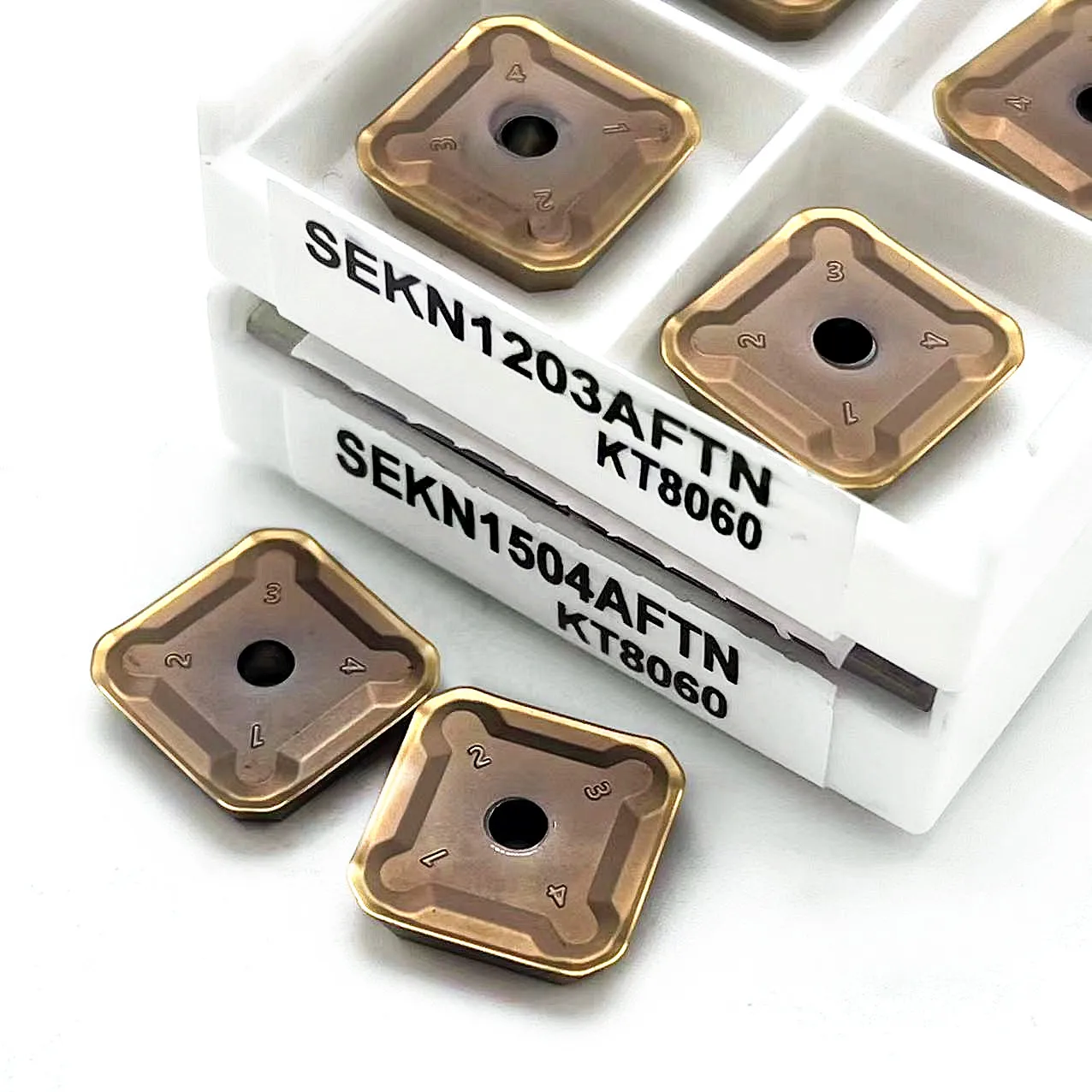 カッティングツールsekn1504,sekn1203,ftn,kt8060,sekn1203,kt7060,CNCインサート,フライス加工,炭化タングステン工具