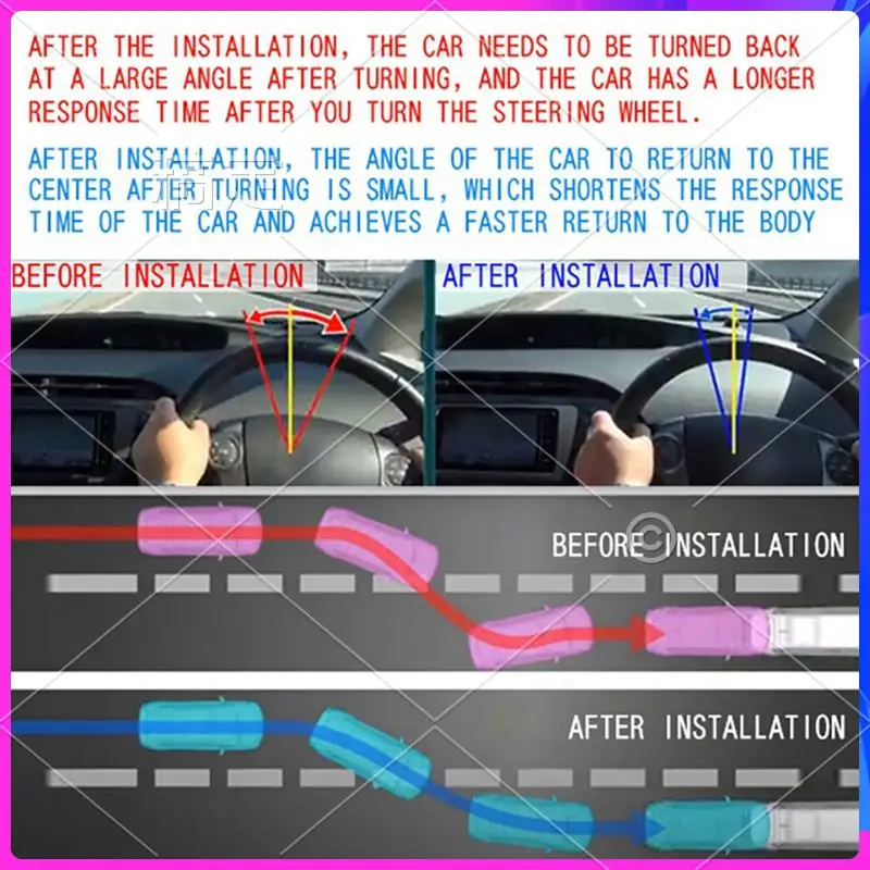 

AR-Car Door Lock Stabilizer Door Lock Stabilizer For Subaru All Series BRZ XV Forester Legacy Outback
