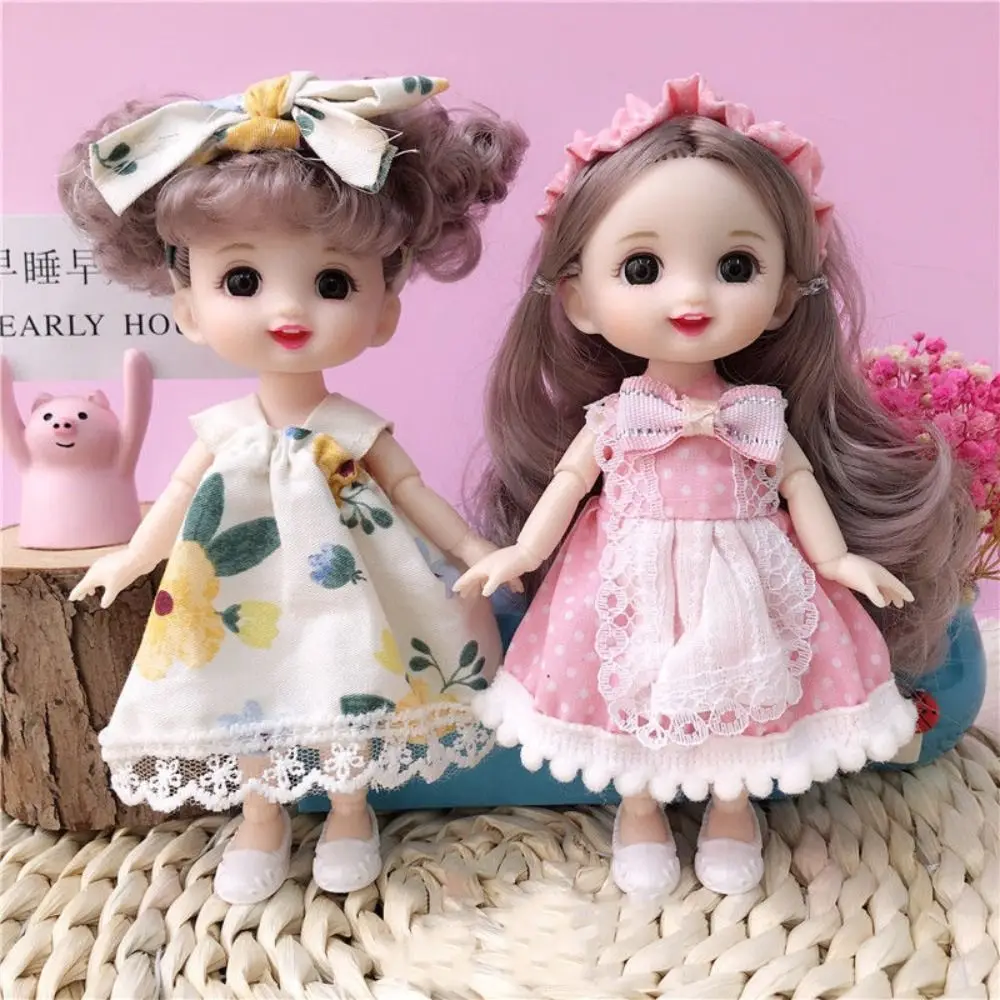 Met Kleding 17 Cm Bjd Pop Aankleden Verwijderbare Gewrichten Verwijderbare Gewrichten Pop 17 Cm Kunststoffen Imitatie Prinses Pop Kinderen speelgoed