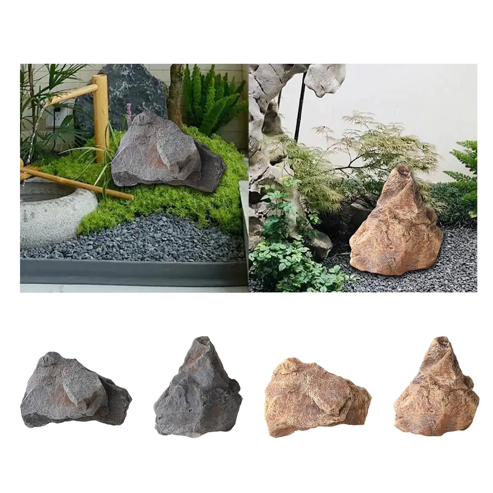 Artificial Rock Lightweight Sandstone Landscape for Stations Rivers Offices