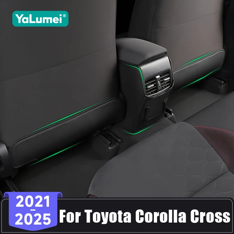 Für Toyota Corolla Kreuz XG10 Hybrid 2021 2022 2023 2024 2025 Leder Auto Rücksitz Anti-Kind-Kick anti Schmutz Pad Zubehör
