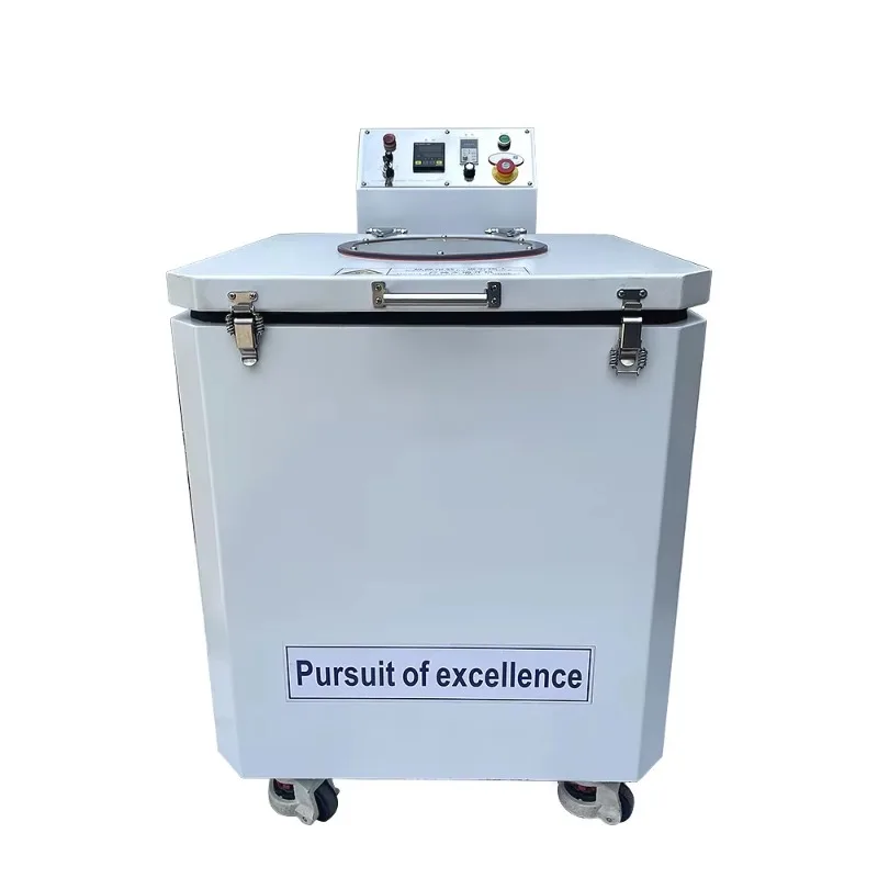 380V 1500W Vibration Polishing Machine with 10L Tank for Deburring Rust Rough/Medium/Fine/Bright Polishing Jewelry