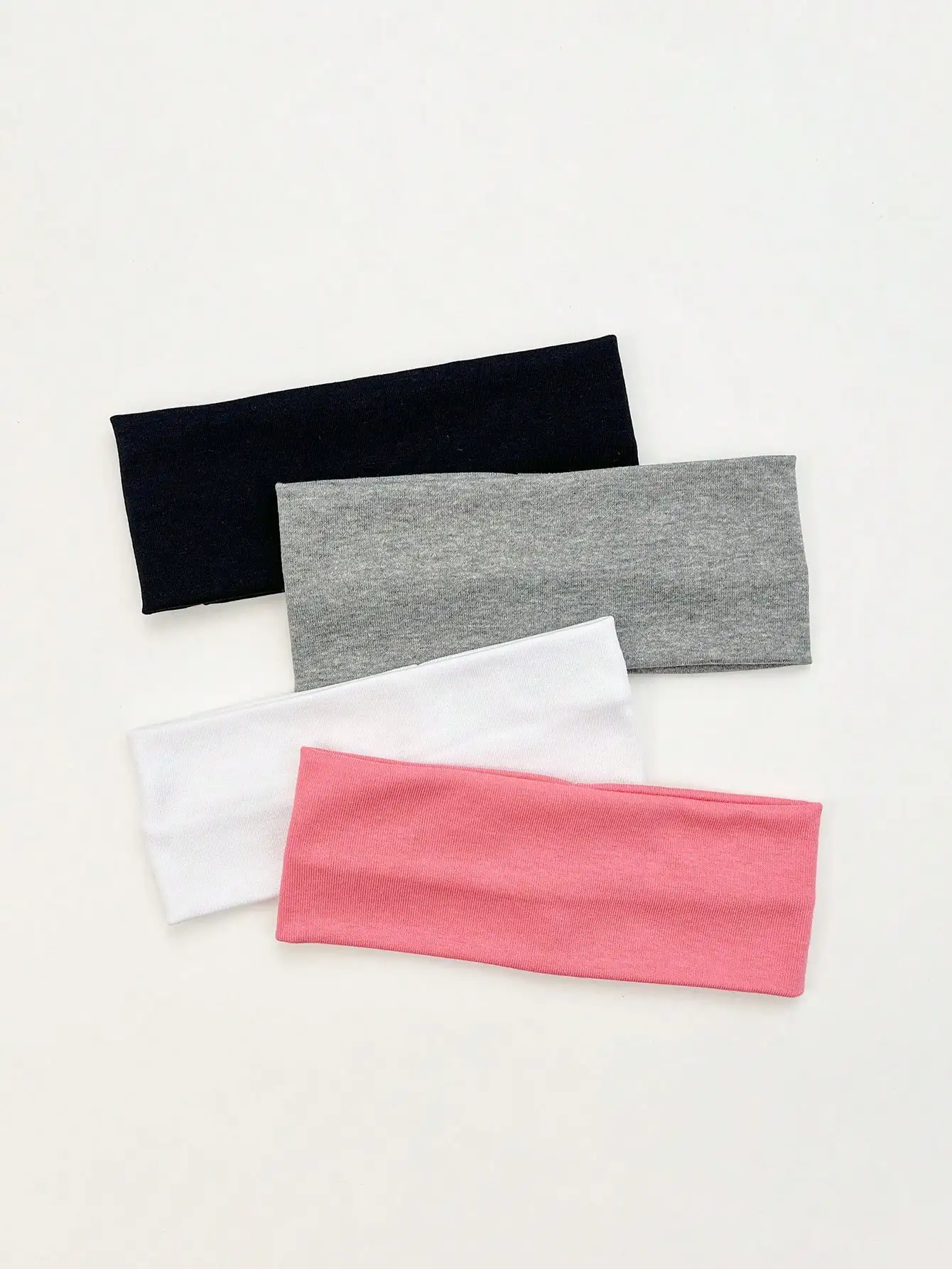 4 Teile/satz Mode Gestrickte Haar Bands Frauen Einfarbig Breiten Elastischen Stirnband Sport Yoga Haarband Weiche Waschen Gesicht Make-Up Headwrap – Detail 8