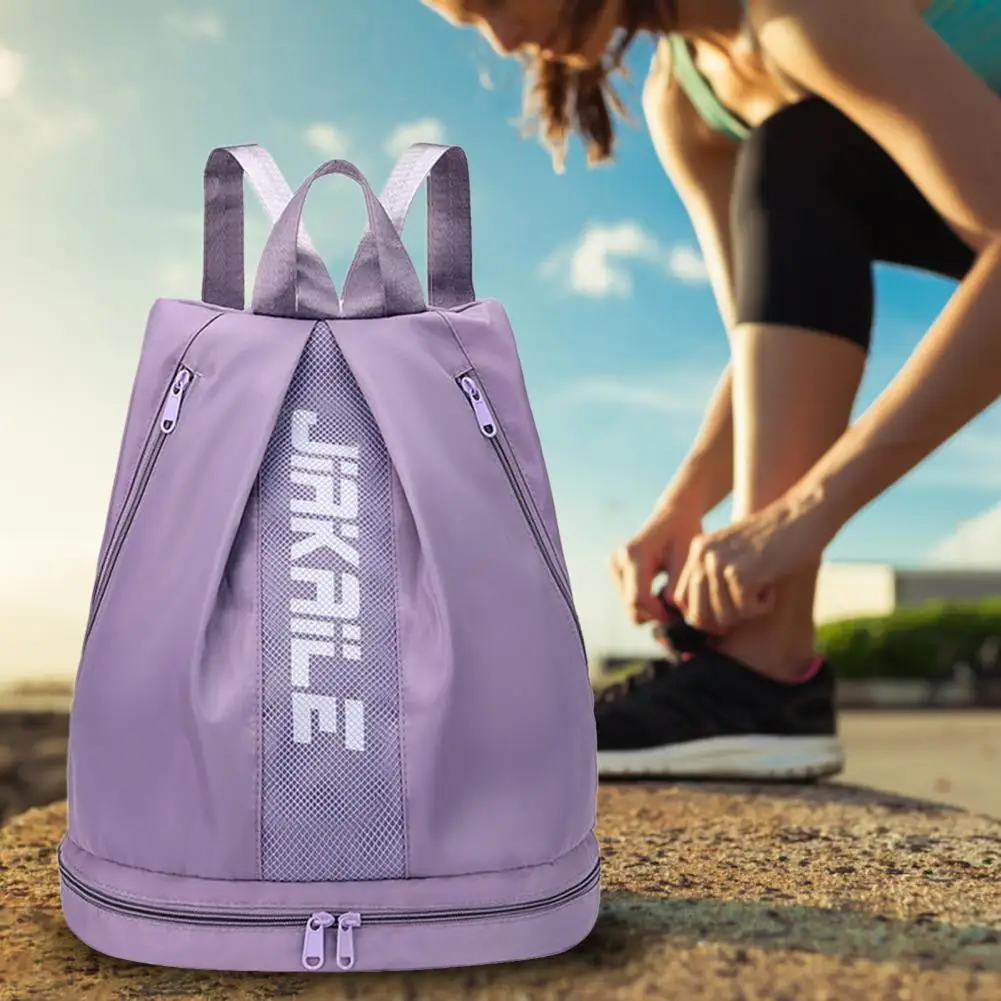 Large Capacity Backpack Compartment Adjustable Strap, Women Travel Sports Bag For Outdoor Activities And Daily Gym Use
