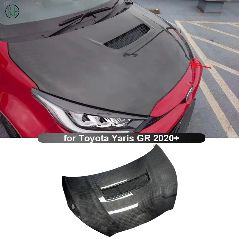

for Toyota Yaris GR 2020+carbon fiber engine hood ventilation and heat dissipation parts body kit