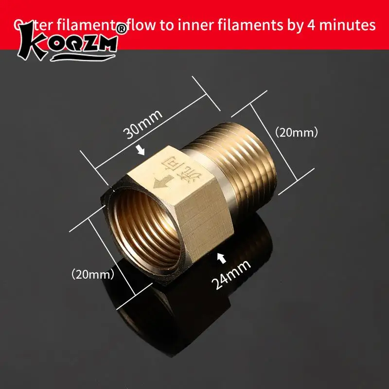 Male Female Check Valve One Way Non-return Valve Water Heater Toilet Water Pipes