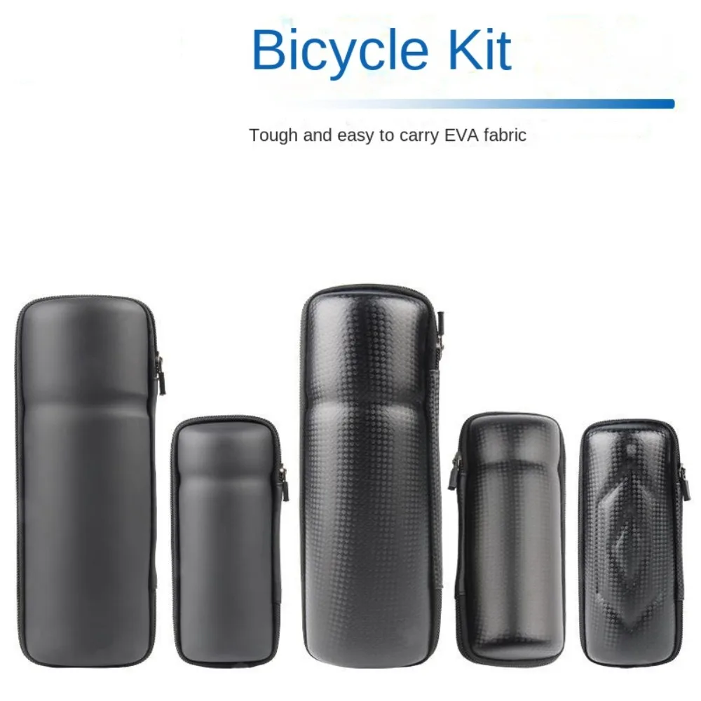

New EVA Bicycle Storage Box Black Waterproof Bottle Holder Storage Tool Capsule