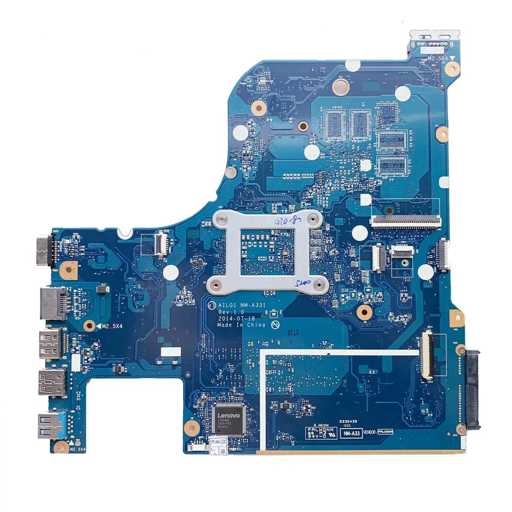 Imagem -03 - Laptop Motherboard para Lenovo Nm-a331 Mainboard para Lenovo G7080 G7070 Core i3 i5 i7 Cpu Uma Ddr3l 100 Trabalho Ailg1