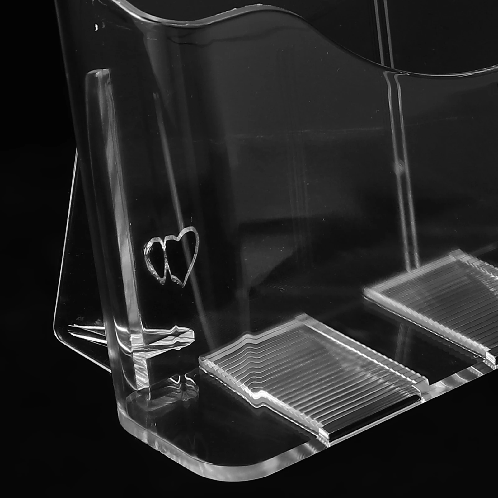

A4 Literature Rack Clear Plastic Flyer Display St 1 Layer Wall Mount Acrylic Separator Document ganizer Office Use