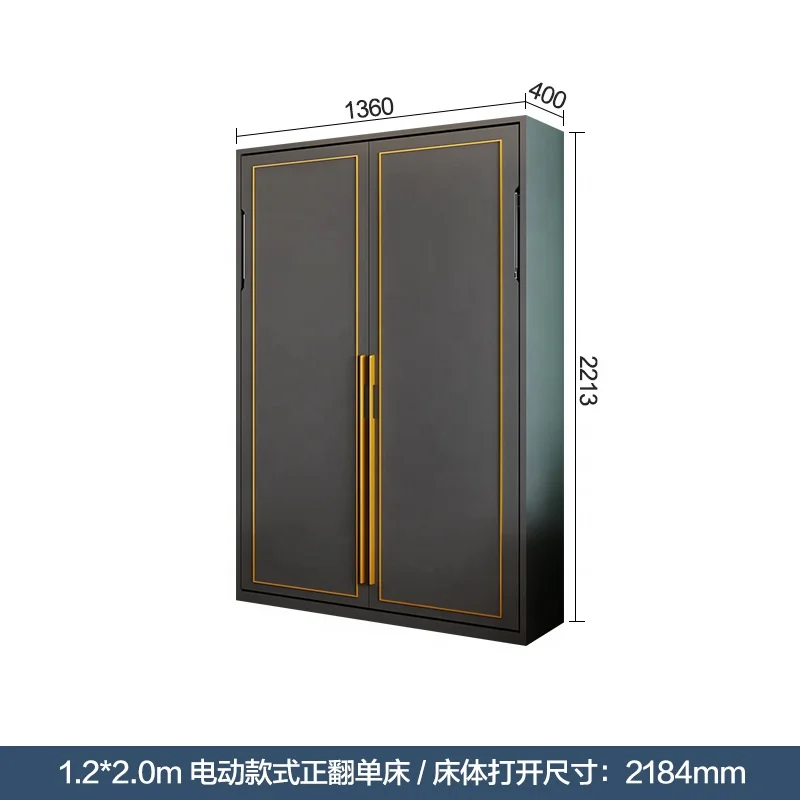 for HOT SALE Hidden bed folding bedroom wardrobe
