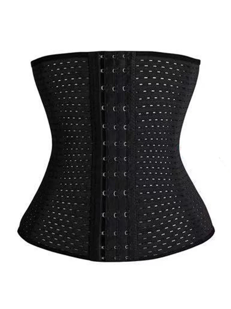 

Sweat Belts Corset Tummy Wrap Women Waist Cincher Body Shaper Fitness Gym Belt Shapewear Three Breasted Slim