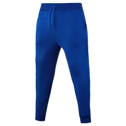 2024 New Fashion Brand Men's Leisure Sports Running Lace Up End Foot Pants Solid Color Loose Pants Plush Guard Pants