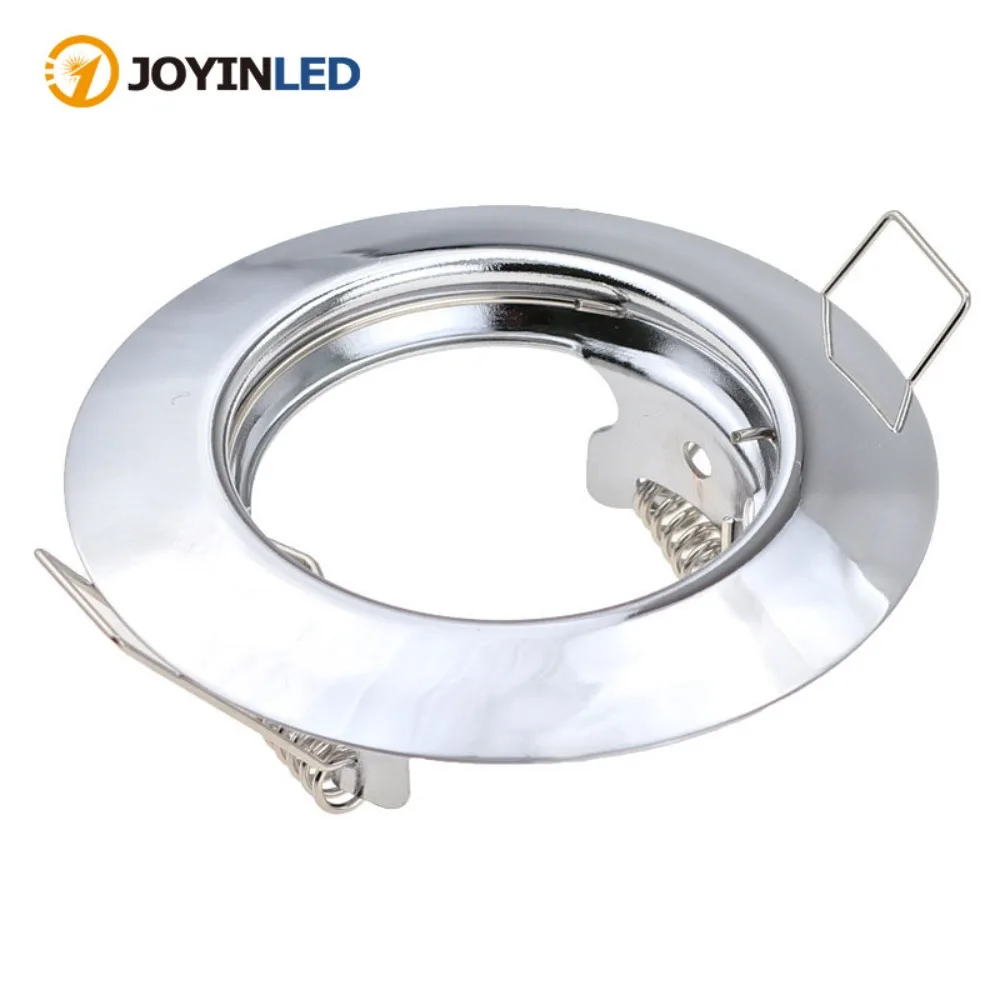 

Round Recessed Spotlights Downlight GU10 Light Mounting Frame with GU10 Lamp Holder for Ceiling Spotlight MR16 Light Fitting