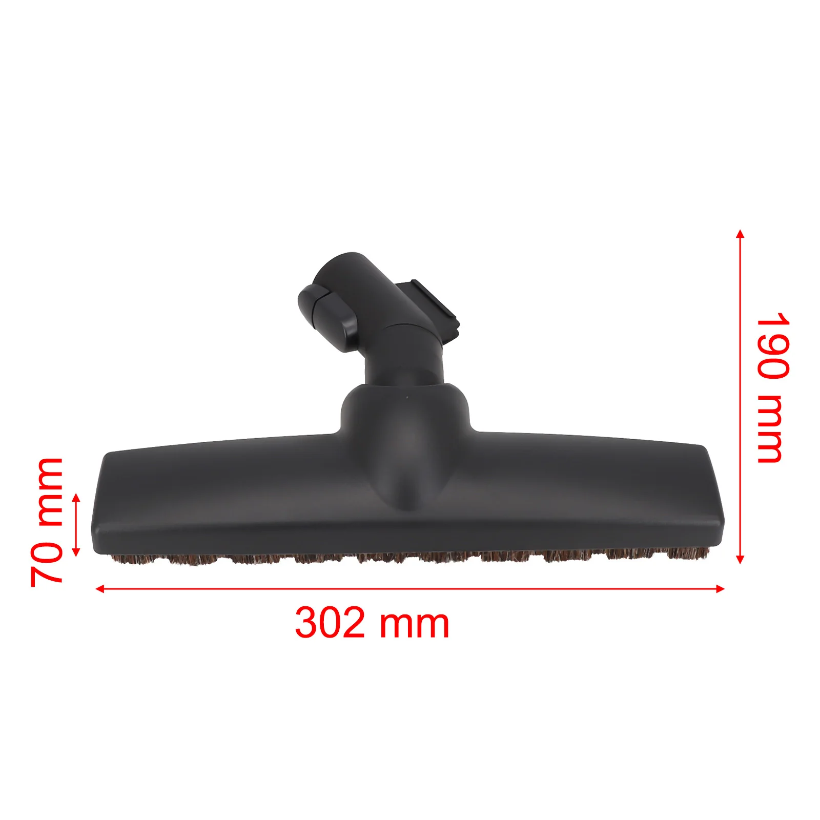 

Hard Floor Nozzle Brush Swivel Joint Vacuum Cleaner Attachment for Hard Floors Reach Every Corner with Flexibility