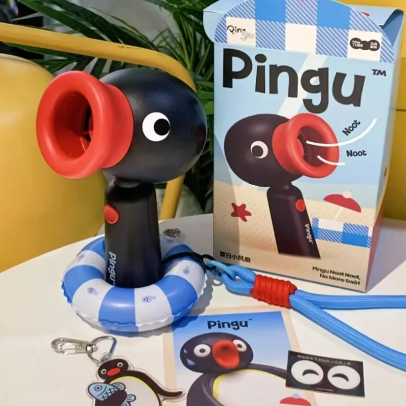 

Hot Pingu Fan Pingu Summer Kawaii Мини-вентилятор Перезаряжаемый вентилятор Портативный вентилятор Рюкзак Орнамент Трехскоростной ветер Пользовательский подарок