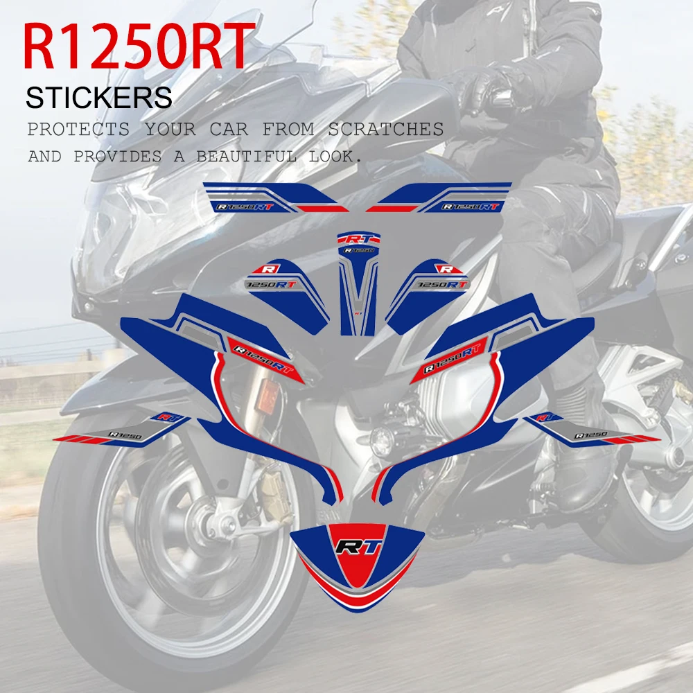 For BMW R1250RT R 1250RT R1250 RT Motorcycle Accessories Stickers Anti-slip Full Set Of Decals Tank pad Paint Protection