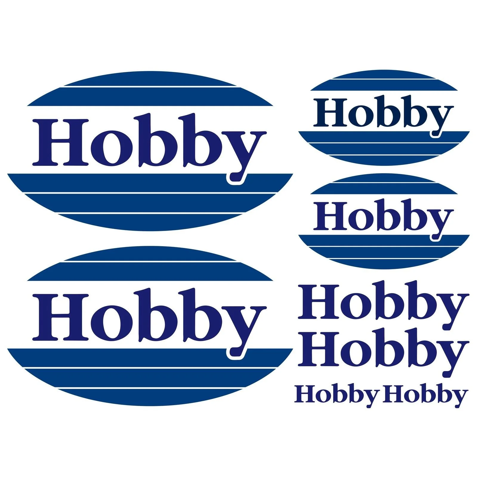 Voor Hobby Autocollant Sticker Camping Auto Caravane 8 Stuks Auto Styling