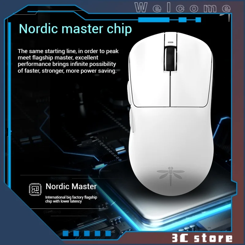 Vgn F1pro Max Esports Gaming Mouse Wired 2.4g Paw3395 Nordic52840 Kaihua Ge2.0 Roller Lightweight Long Battery Life Office Mouse