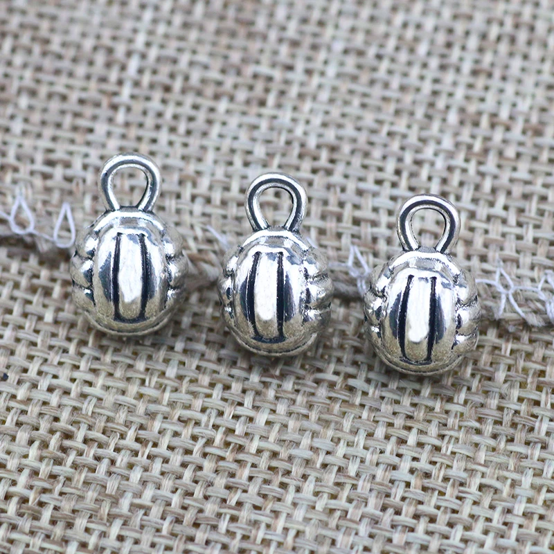 10 Pieces 10x15mm Antique Silver Color 3D Volleyball Charms Metal Sports Charm Earrings for DIY  Jewelry Making