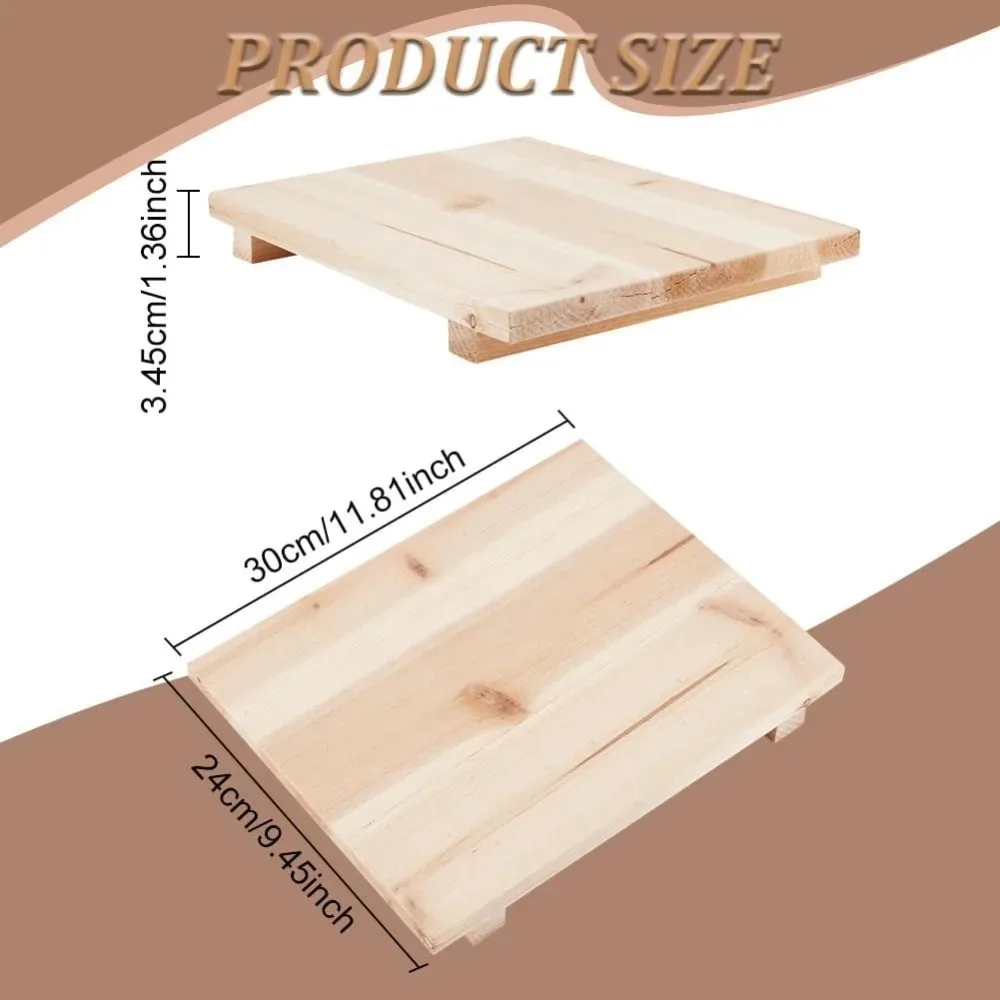 9.45x11.8 Inch Clay Board Wooden Mat Mud Board Drying Board Ceramic Pottery Sculpture Tool for Making Sculpting Modelling