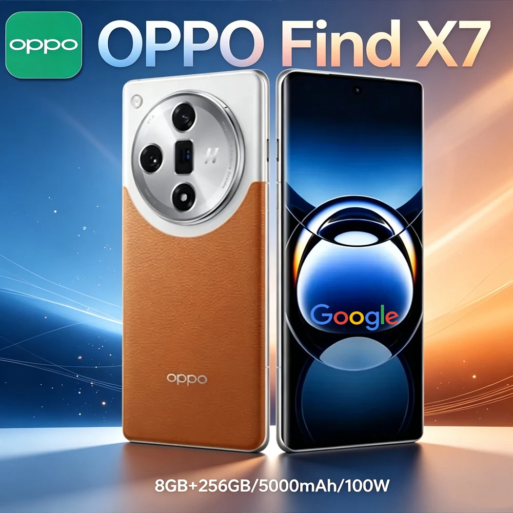 8GB+256GB large memory OPPO Find X7 5G full Netcom fashion smart phone fingerprint unlock/face recognition/AI/Android system