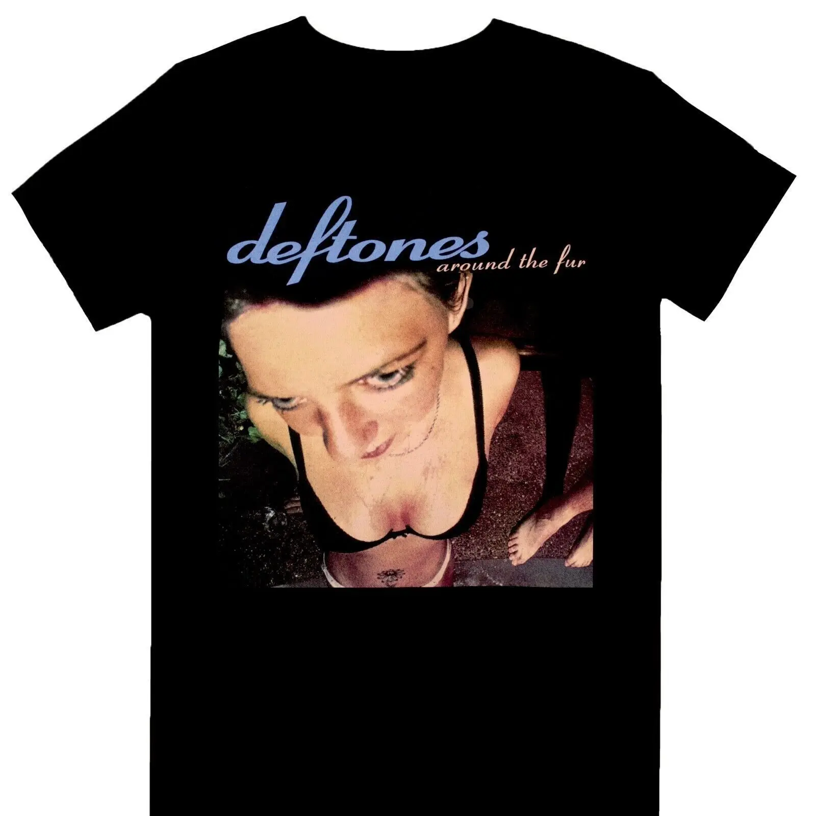 

Футболка Deftones Around The Fur Band, черная, хлопковая, S 345XL, бесплатная доставка