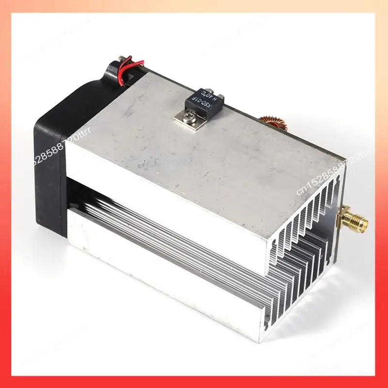 

ABNR 433 МГц 25 Вт RF усилитель мощности усилитель передачи изображения с охлаждающим вентилятором 390-470 МГц для радиопередатчика HAM