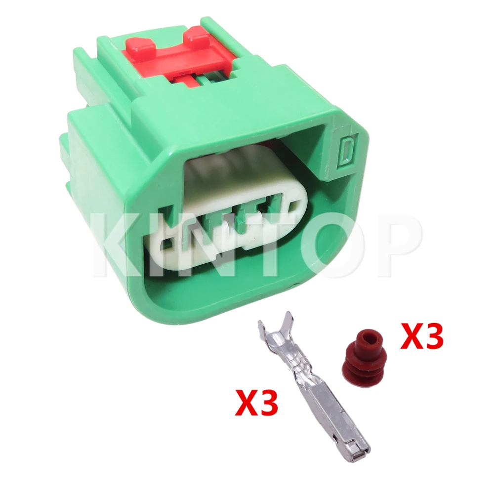 1 Set 3 Pins AC Assembly Auto Wire Cable Connectors Car Intake Pressure Sensor Turn Signal Lamp Holder Sealed Socket