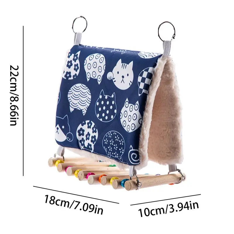 Parrot Hammock Warm Thermal Soft Bird Cave House Winter Parrot Snuggle House For Squirrels Parrot Sparrow Parakeet Macaws