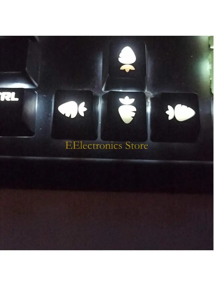 

B03C 4 шт. колпачки для клавиш OEM высота колпачки для клавиш подсветка клавиатуры колпачки для механических клавиатур набор для